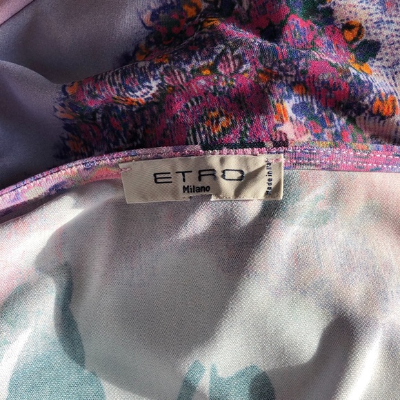 ETRO Multicolor One Shoulder Maxi Dress NWOT - Picture 4 of 4
